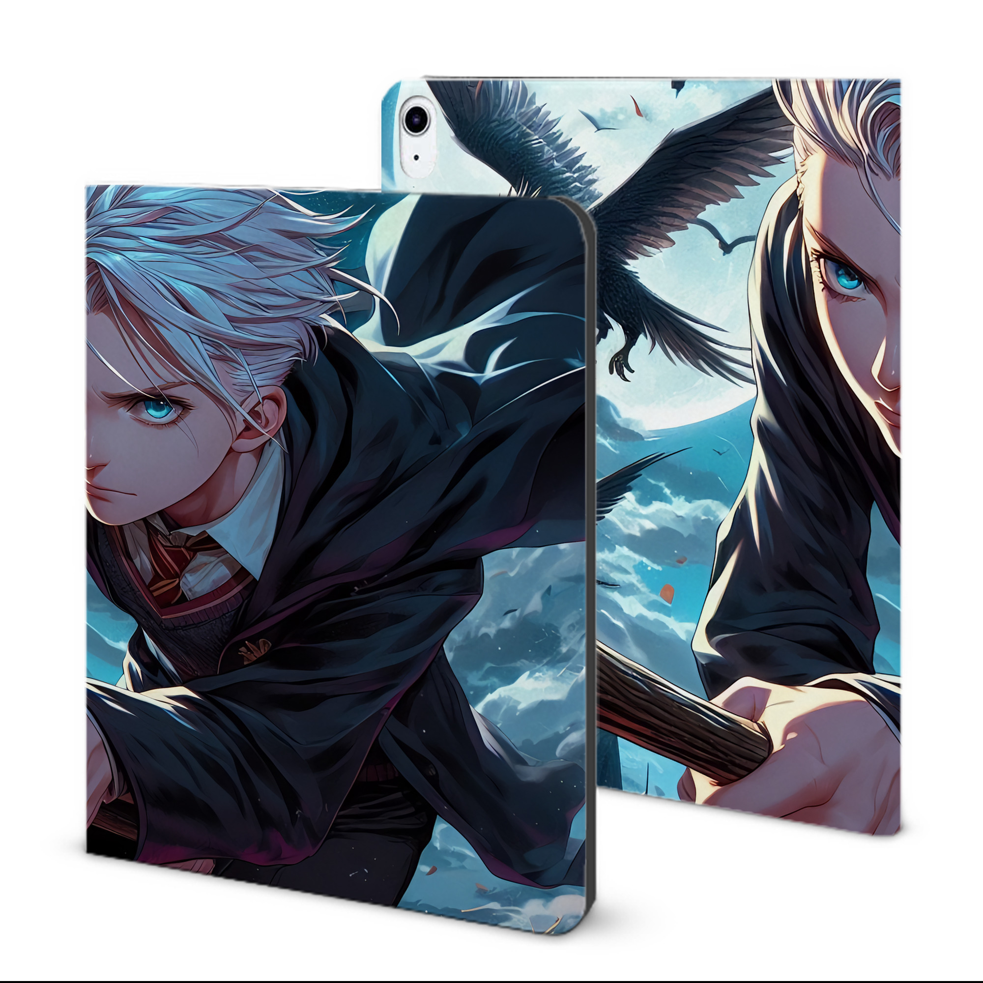 （画像用） Harry Potter ハリー・ポッターシリーズ IPad ケース ブック型 PUレザー TPU 耐衝撃 軽量 薄型 ペン収納なし 全面保護 IPad 各モデル対応